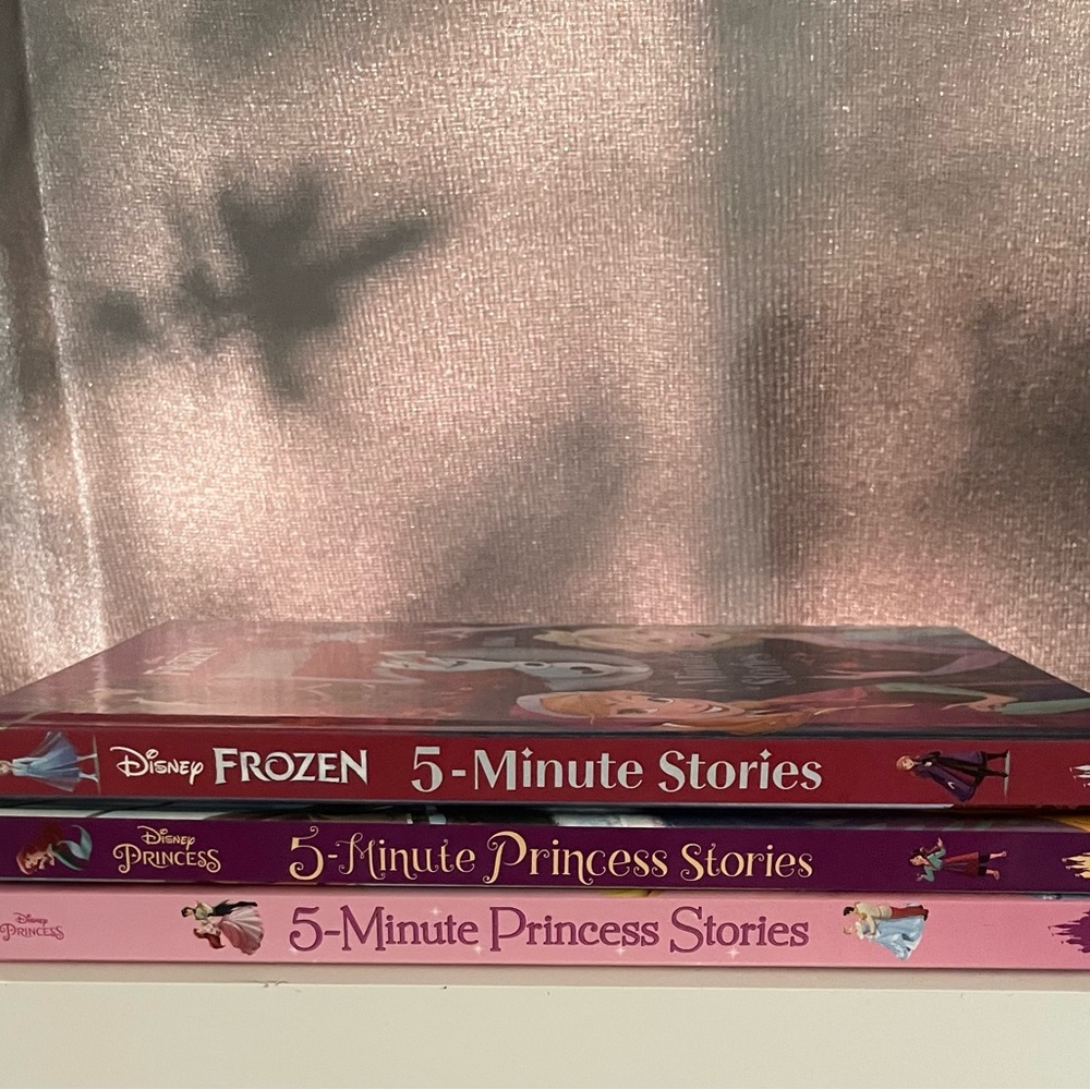 Disney Princess and Frozen Storybook Collection - Red and Pink
